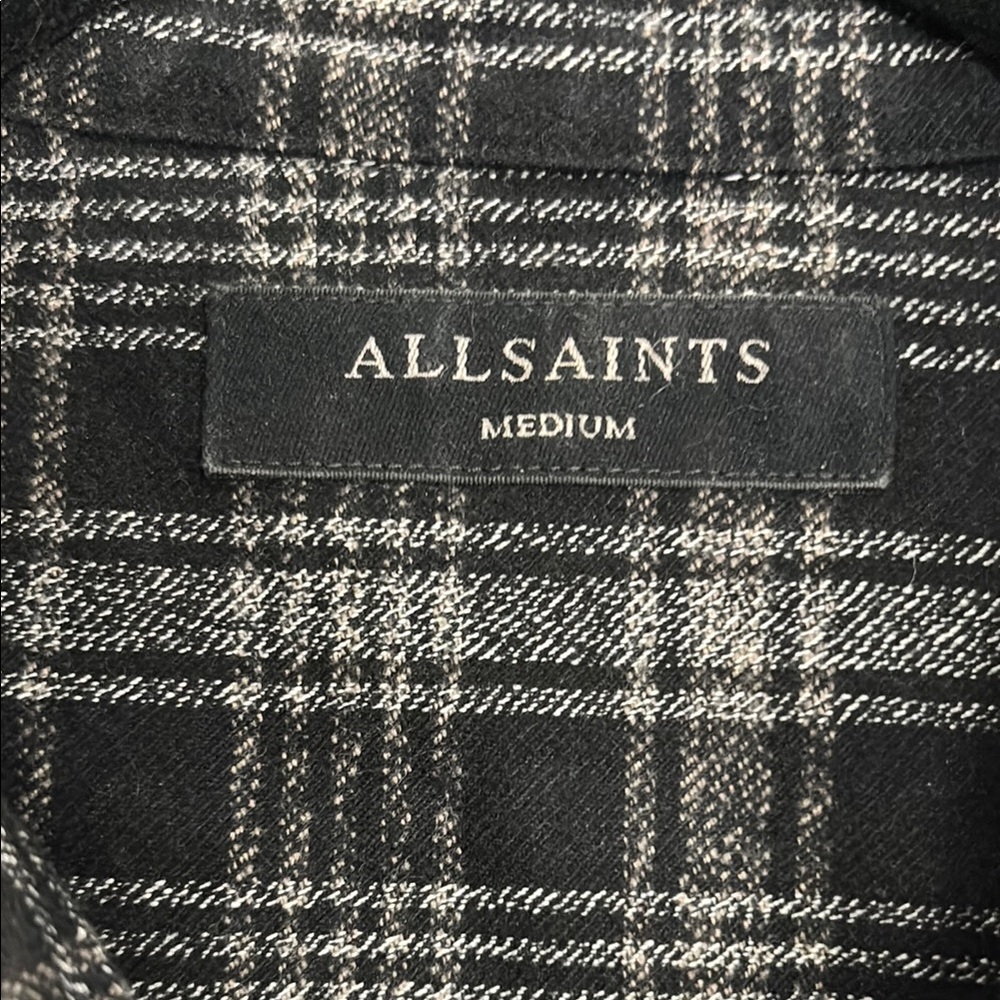 Black and White Plaid Shirt - Picture 2 of 5